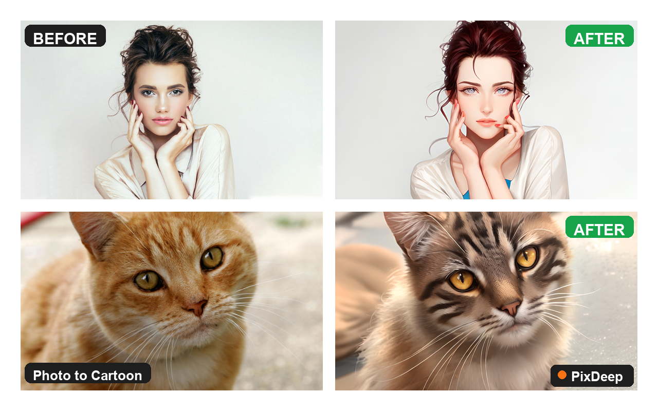 AI Photo to Cartoon